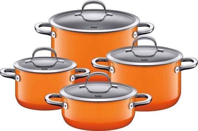 BỘ NỒI SILIT PASSION ORANGE 4 MÓN - MADE IN GERMANY