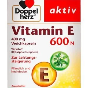 Viên Uống Doppelherz Aktiv Vitamin E 600n Của Đức